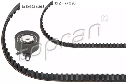 Комплект ремня ГРМ TOPRAN купить