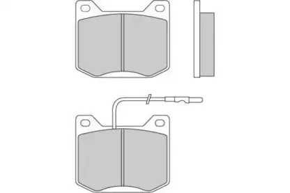 Комплект тормозных колодок, дисковый тормоз E.T.F. купить