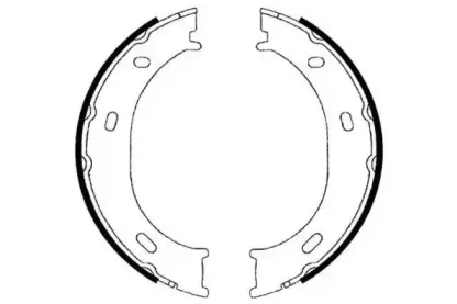 Комплект тормозных колодок, стояночная тормозная система E.T.F. купить