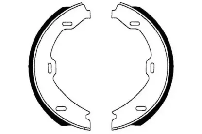 Комплект тормозных колодок, стояночная тормозная система E.T.F. купить