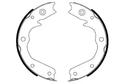 Комплект тормозных колодок, стояночная тормозная система E.T.F. купить