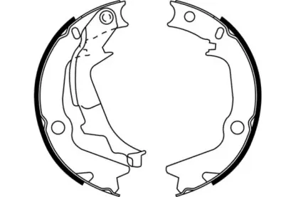 Комплект тормозных колодок, стояночная тормозная система E.T.F. купить
