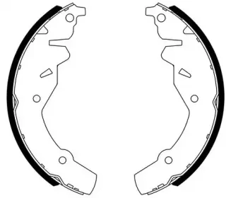 Комплект тормозных колодок, стояночная тормозная система E.T.F. купить
