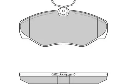 Комплект тормозных колодок, дисковый тормоз E.T.F. купить