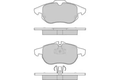 Комплект тормозных колодок, дисковый тормоз E.T.F. купить