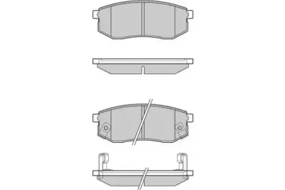 Комплект тормозных колодок, дисковый тормоз E.T.F. купить