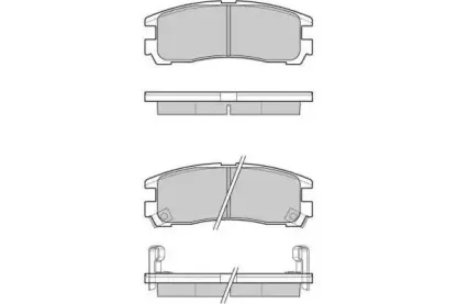 Комплект тормозных колодок, дисковый тормоз E.T.F. купить