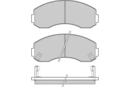 Комплект тормозных колодок, дисковый тормоз E.T.F. купить