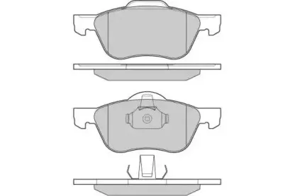 Комплект тормозных колодок, дисковый тормоз E.T.F. купить