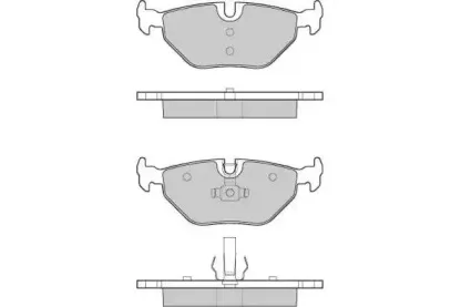 Комплект тормозных колодок, дисковый тормоз E.T.F. купить