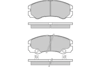Комплект тормозных колодок, дисковый тормоз E.T.F. купить