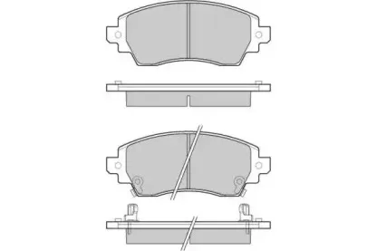 Комплект тормозных колодок, дисковый тормоз E.T.F. купить