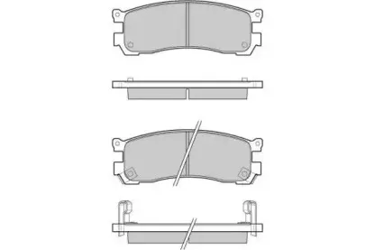 Комплект тормозных колодок, дисковый тормоз E.T.F. купить