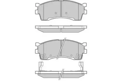 Комплект тормозных колодок, дисковый тормоз E.T.F. купить