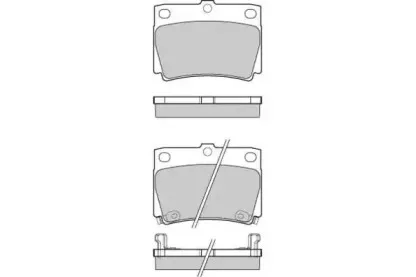 Комплект тормозных колодок, дисковый тормоз E.T.F. купить