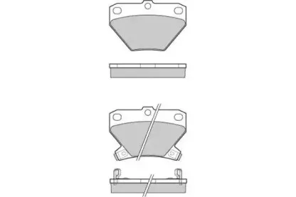 Комплект тормозных колодок, дисковый тормоз E.T.F. купить