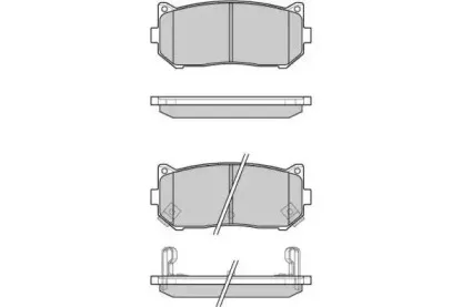 Комплект тормозных колодок, дисковый тормоз E.T.F. купить