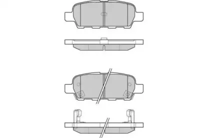 Комплект тормозных колодок, дисковый тормоз E.T.F. купить