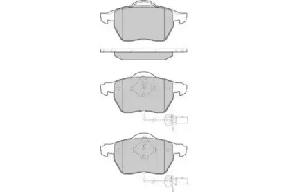 Комплект тормозных колодок, дисковый тормоз E.T.F. купить