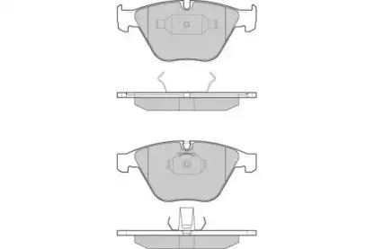 Комплект тормозных колодок, дисковый тормоз E.T.F. купить