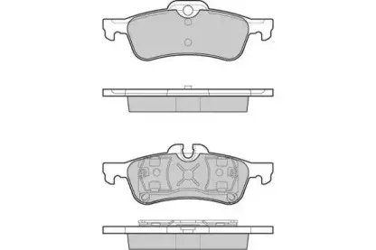 Комплект тормозных колодок, дисковый тормоз E.T.F. купить