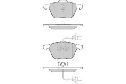 Комплект тормозных колодок, дисковый тормоз E.T.F. купить