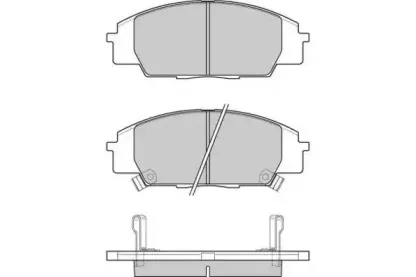 Комплект тормозных колодок, дисковый тормоз E.T.F. купить