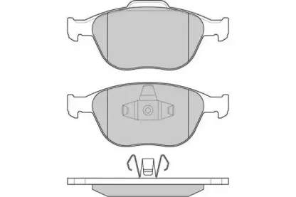 Комплект тормозных колодок, дисковый тормоз E.T.F. купить