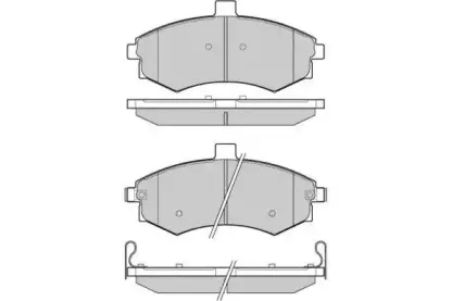 Комплект тормозных колодок, дисковый тормоз E.T.F. купить
