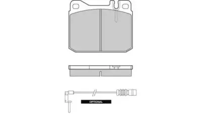 Комплект тормозных колодок, дисковый тормоз E.T.F. купить