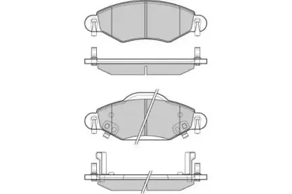 Комплект тормозных колодок, дисковый тормоз E.T.F. купить