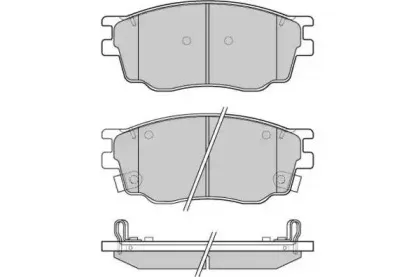 Комплект тормозных колодок, дисковый тормоз E.T.F. купить