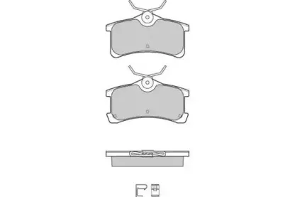 Комплект тормозных колодок, дисковый тормоз E.T.F. купить