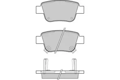 Комплект тормозных колодок, дисковый тормоз E.T.F. купить