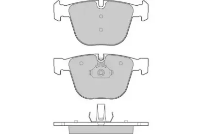 Комплект тормозных колодок, дисковый тормоз E.T.F. купить