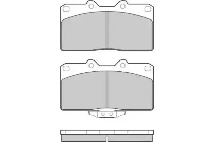 Комплект тормозных колодок, дисковый тормоз E.T.F. купить