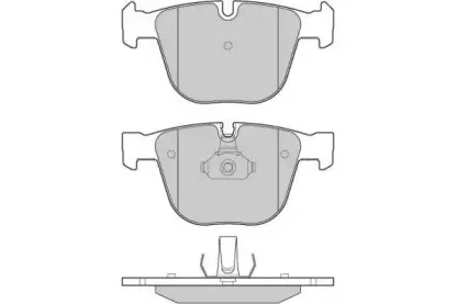 Комплект тормозных колодок, дисковый тормоз E.T.F. купить