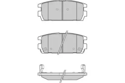 Комплект тормозных колодок, дисковый тормоз E.T.F. купить