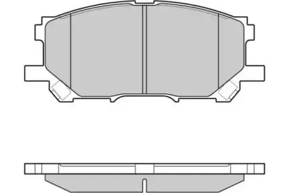 Комплект тормозных колодок, дисковый тормоз E.T.F. купить