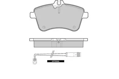 Комплект тормозных колодок, дисковый тормоз E.T.F. купить