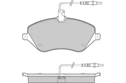 Комплект тормозных колодок, дисковый тормоз E.T.F. купить