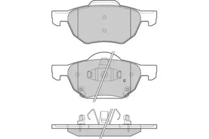 Комплект тормозных колодок, дисковый тормоз E.T.F. купить