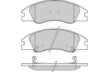 Комплект тормозных колодок, дисковый тормоз E.T.F. купить