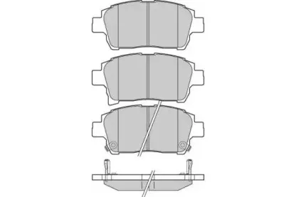 Комплект тормозных колодок, дисковый тормоз E.T.F. купить