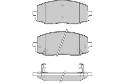Комплект тормозных колодок, дисковый тормоз E.T.F. купить