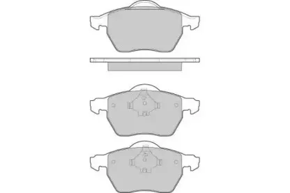 Комплект тормозных колодок, дисковый тормоз E.T.F. купить