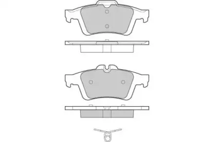 Комплект тормозных колодок, дисковый тормоз E.T.F. купить