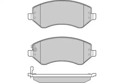 Комплект тормозных колодок, дисковый тормоз E.T.F. купить