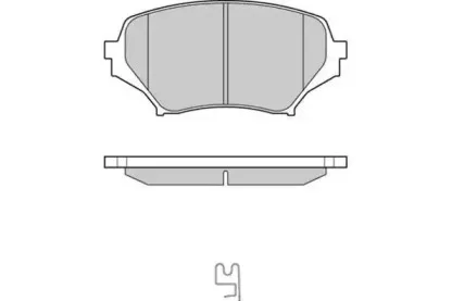 Комплект тормозных колодок, дисковый тормоз E.T.F. купить