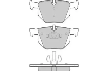 Комплект тормозных колодок, дисковый тормоз E.T.F. купить